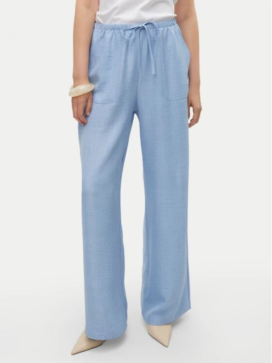 Obrázek produktu Vero Moda Kalhoty z materiálu Melaney 10316385 Modrá Loose Fit