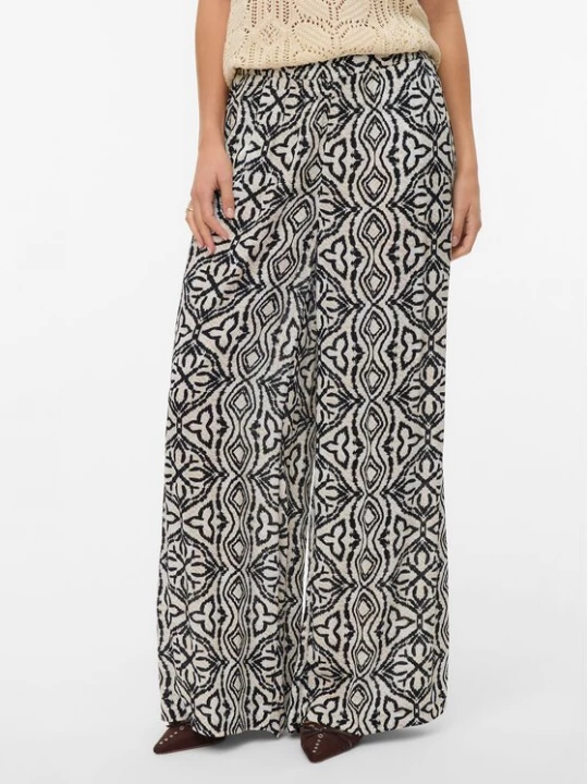 Obrázek produktu Vero Moda Kalhoty z materiálu Menny 10282478 Béžová Wide Leg