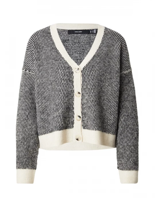Obrázek produktu VERO MODA Kardigan 'VMFELIZE' režná / černá