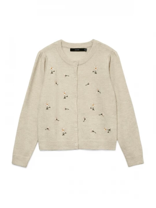 Obrázek produktu VERO MODA Kardigan 'VMFiorella' béžová / žlutá / tmavě zelená / pudrová