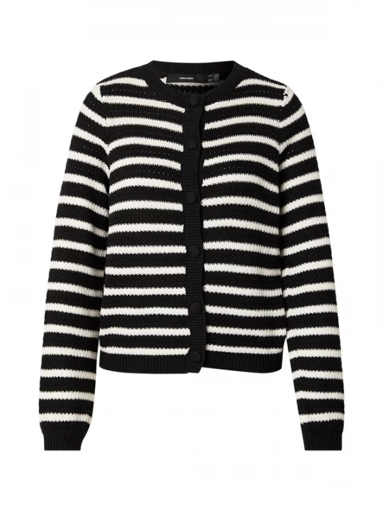Obrázek produktu VERO MODA Kardigan 'VMGORGEOUS' černá / bílá