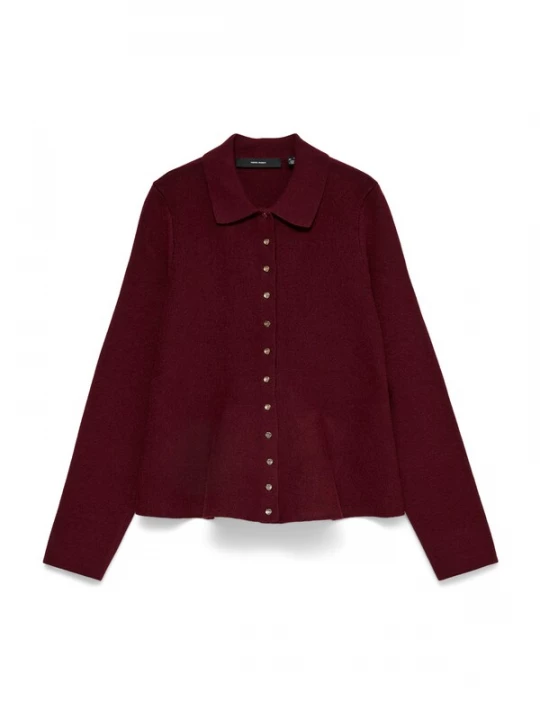 Obrázek produktu VERO MODA Kardigan 'VMJennie' burgundská červeň