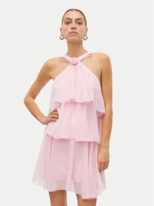 Obrázek produktu Vero Moda Koktejlové šaty Felicia 10329767 Růžová Regular Fit