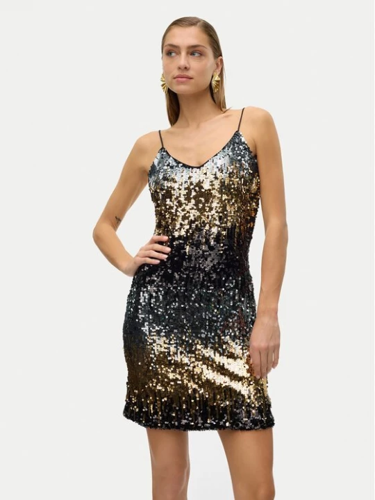 Obrázek produktu Vero Moda Koktejlové šaty Ria 10317316 Černá Regular Fit