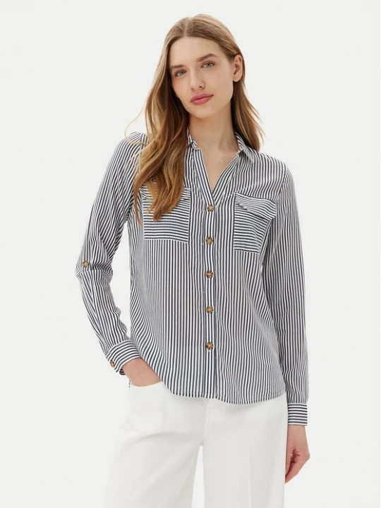 Obrázek produktu Vero Moda Košile Bumpy 10275283 Tmavomodrá Regular Fit