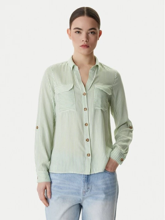 Obrázek produktu Vero Moda Košile Bumpy 10275283 Zelená Regular Fit