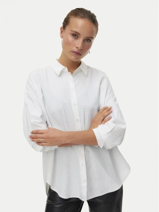 Obrázek produktu Vero Moda Košile Fanni 10337791 Bílá Oversize