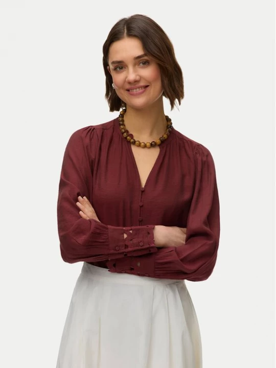 Obrázek produktu Vero Moda Košile Irina 10338396 Bordó Regular Fit