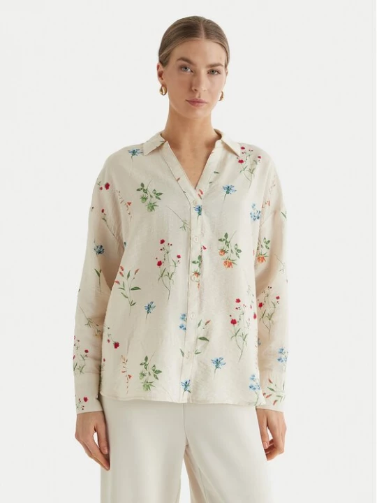 Obrázek produktu Vero Moda Košile Josie 10315150 Béžová Oversize
