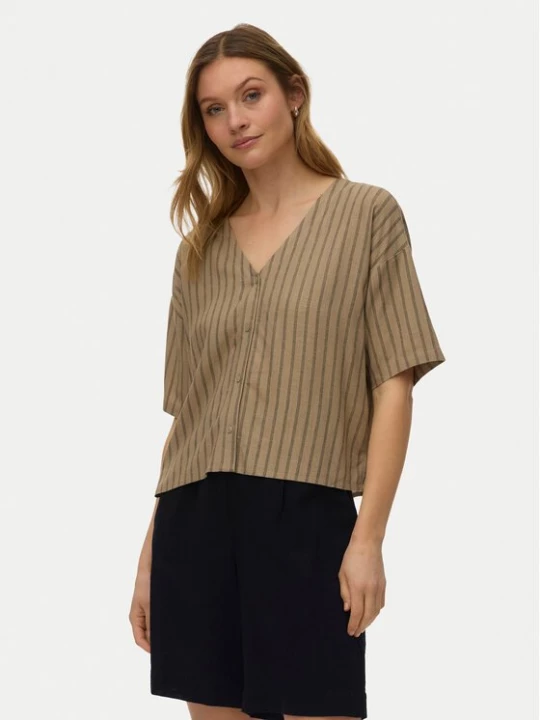 Obrázek produktu Vero Moda Košile Rosie 10346914 Světle hnědá Loose Fit