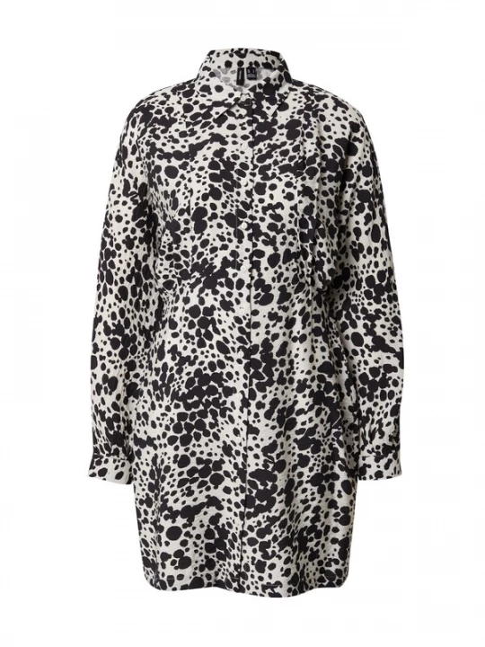 Obrázek produktu VERO MODA Košilové šaty 'JOSIEDORA' světle šedá / černá