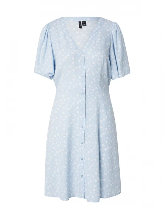 Obrázek produktu VERO MODA Košilové šaty 'VMALBA' světlemodrá / bílá