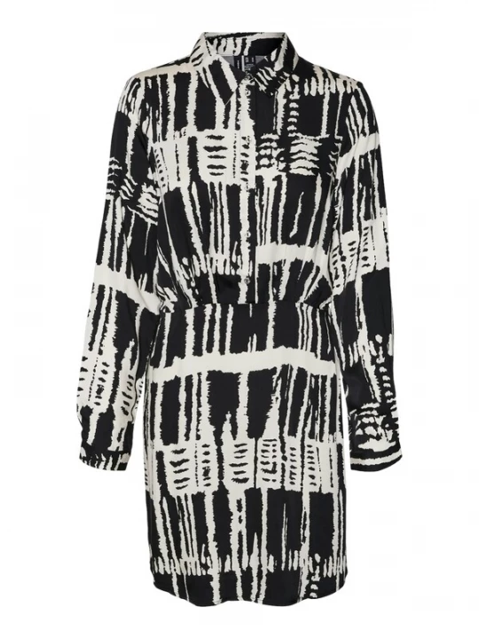 Obrázek produktu VERO MODA Košilové šaty 'VMCINDY CLEO' béžová / černá