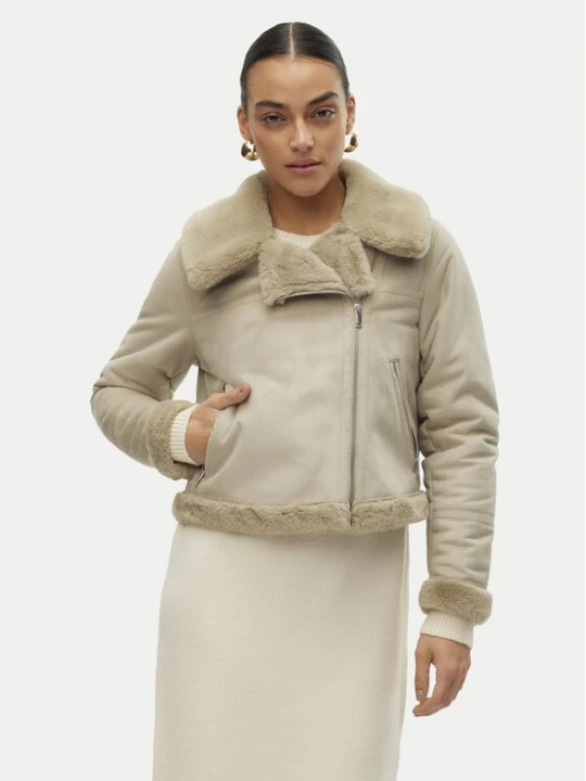 Obrázek produktu Vero Moda Kožich Peggy 10290150 Šedá Regular Fit
