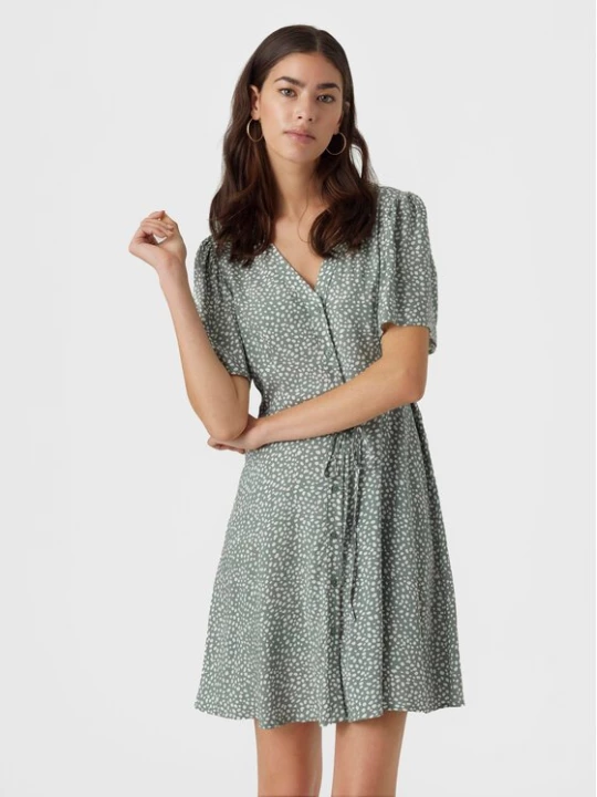 Obrázek produktu Vero Moda Letní šaty Alba 10292845 Zelená Regular Fit