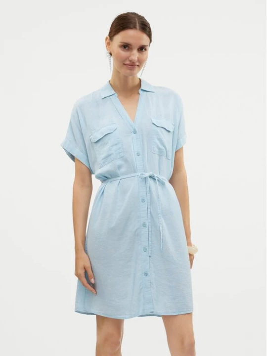 Obrázek produktu Vero Moda Letní šaty Linn 10323027 Světle modrá Relaxed Fit