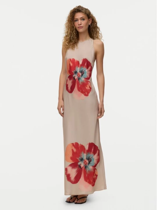 Obrázek produktu Vero Moda Letní šaty Reba 10345415 Světle béžová Regular Fit