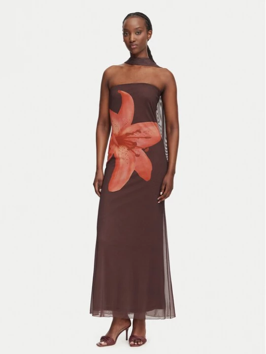 Obrázek produktu Vero Moda Letní šaty Rosetta 10356030 Tmavě hnědá Regular Fit