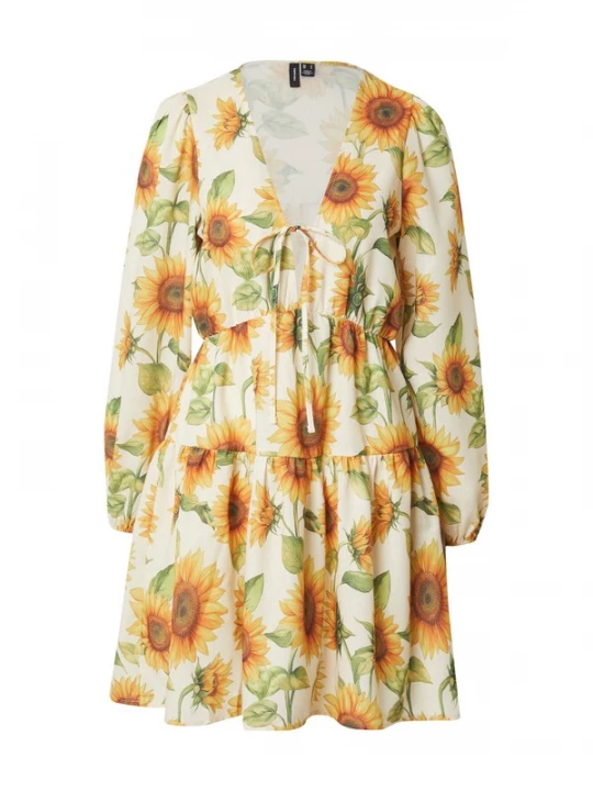 Obrázek produktu VERO MODA Letní šaty 'VMBIRDIE' žlutá / limetková / oranžová / offwhite