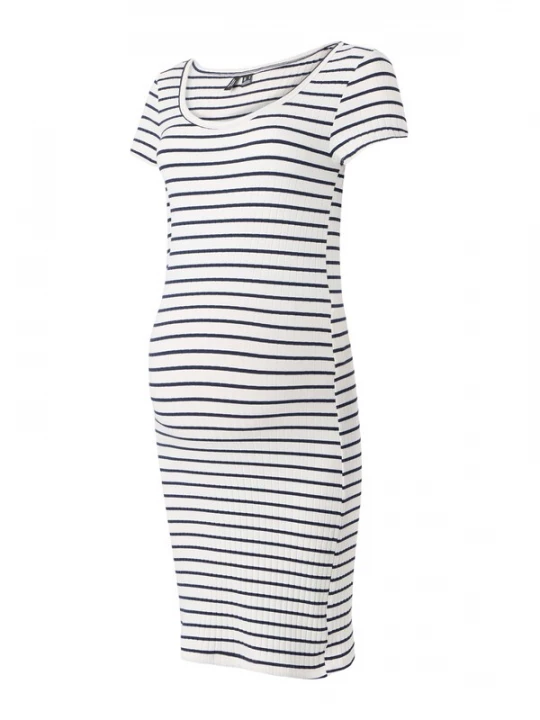 Obrázek produktu Vero Moda Maternity Šaty 'VMMSEA' černá / bílá