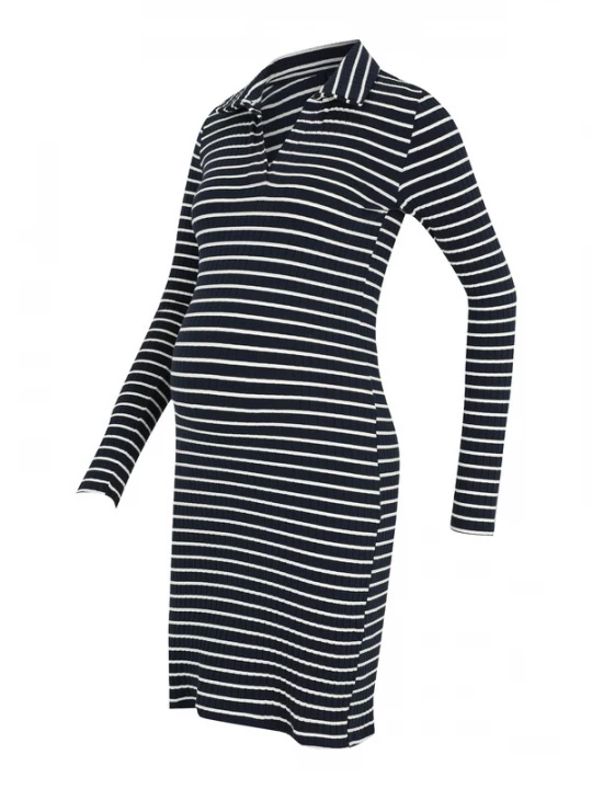 Obrázek produktu Vero Moda Maternity Šaty 'VMMSea' noční modrá / bílá