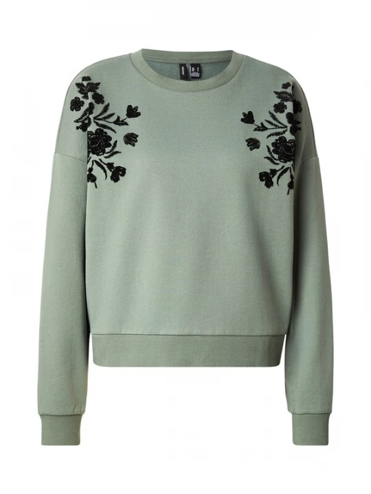 Obrázek produktu VERO MODA Mikina 'VMHelen Trina' nefritová / černá