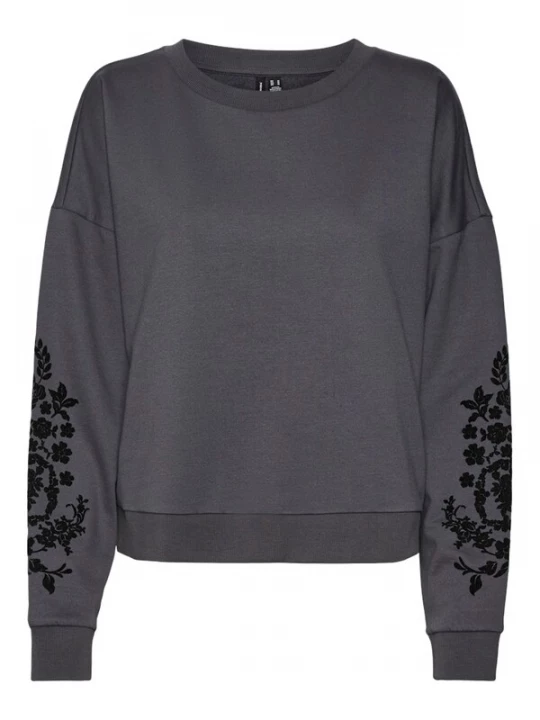 Obrázek produktu VERO MODA Mikina 'VMHELEN TRINA'  tmavě šedá / černá