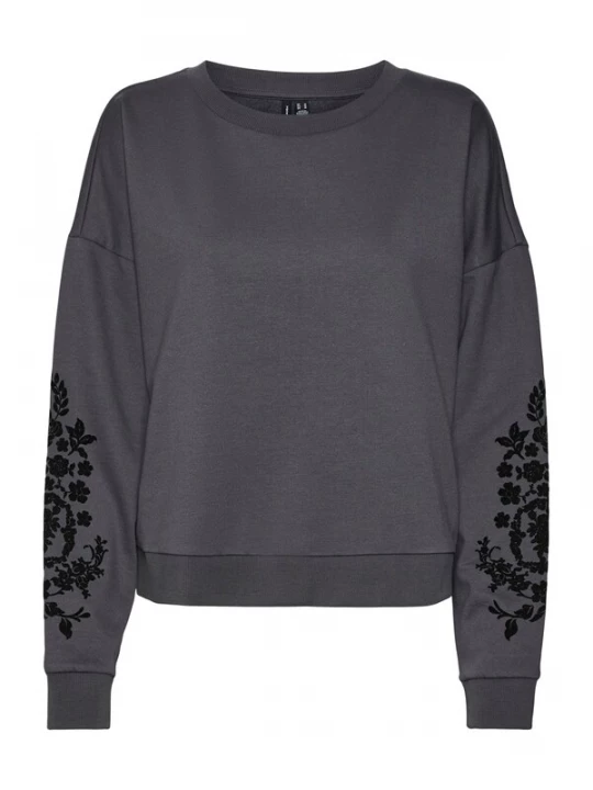 Obrázek produktu Vero Moda Petite Mikina antracitová / černá