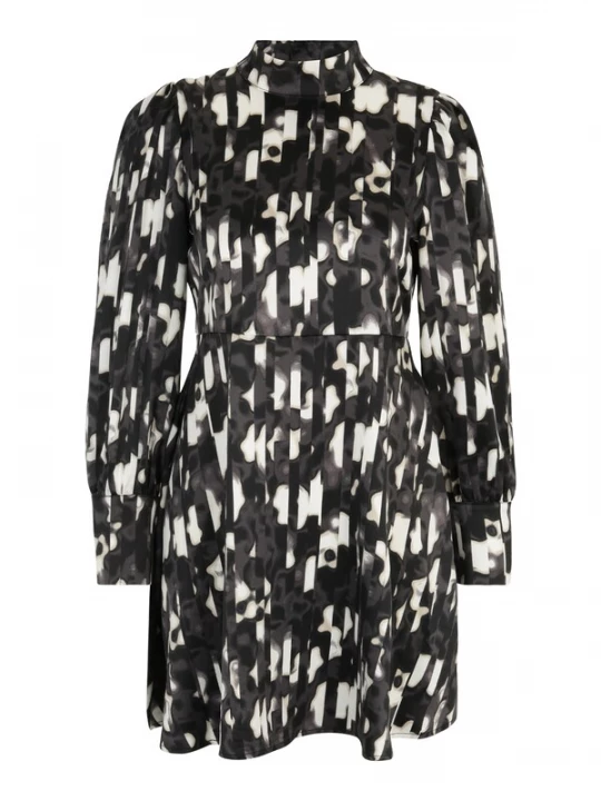 Obrázek produktu Vero Moda Petite Šaty 'MERLE' tmavě šedá / černá / bílá