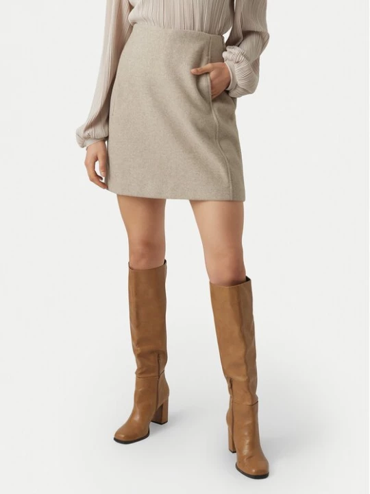 Obrázek produktu Vero Moda Pouzdrová sukně Fortuneallison 10253954 Béžová Slim Fit