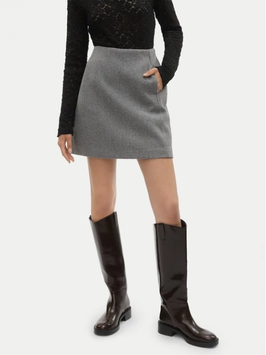 Obrázek produktu Vero Moda Pouzdrová sukně Fortuneallison 10253954 Šedá Slim Fit