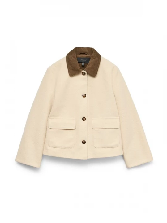 Obrázek produktu VERO MODA Přechodná bunda 'VMFlorence' krémová / hnědá