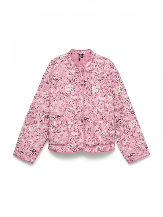 Obrázek produktu VERO MODA Přechodná bunda 'VMJane' pink / růžová / vínově červená / bílá