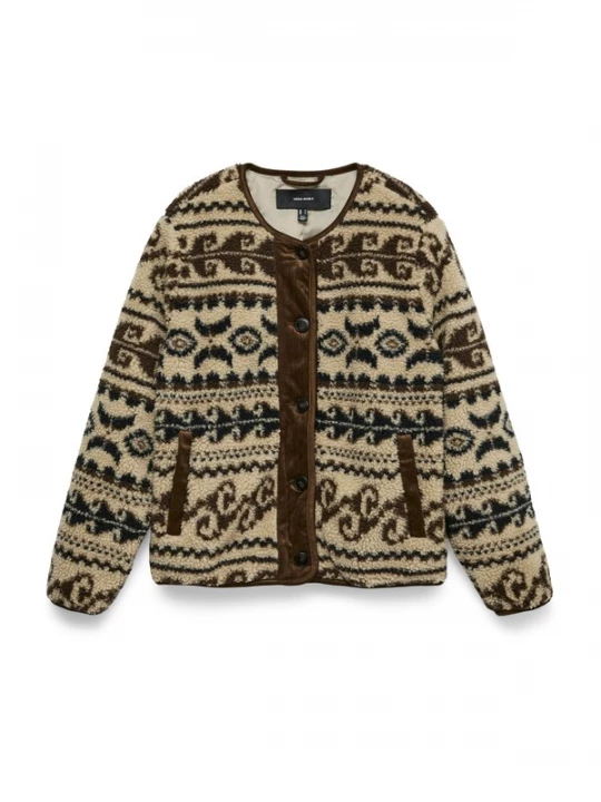 Obrázek produktu VERO MODA Přechodná bunda 'VMLindau' čokoládová / cappuccino / černá