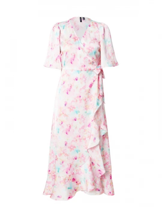 Obrázek produktu VERO MODA Šaty aqua modrá / orchidej / růžová / bílá