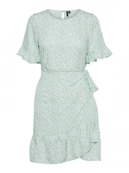Obrázek produktu VERO MODA Šaty 'Henna' mátová / bílá