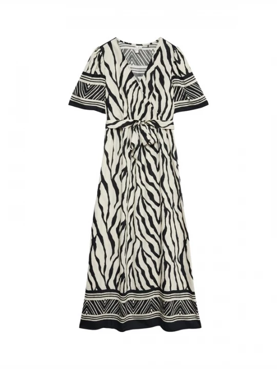 Obrázek produktu VERO MODA Šaty 'VMKAMILLE' černá / bílá