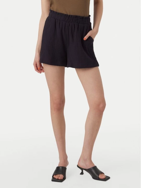 Obrázek produktu Vero Moda Šortky z materiálu Natali 10279687 Černá Baggy Fit