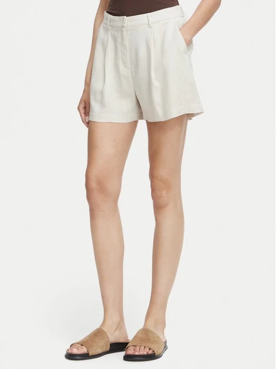 Obrázek produktu Vero Moda Šortky z materiálu Rosie 10346913 Světle béžová Loose Fit