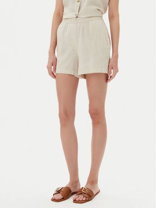 Obrázek produktu Vero Moda Šortky z materiálu Thea 10333804 Béžová Loose Fit