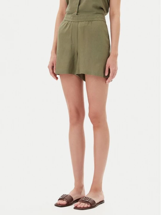 Obrázek produktu Vero Moda Šortky z materiálu Thea 10333804 Zelená Loose Fit