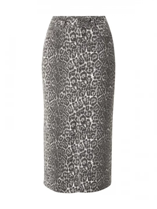 Obrázek produktu VERO MODA Sukně 'VMVERI' světle šedá / tmavě šedá / bílá