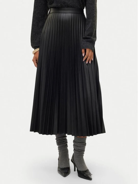 Obrázek produktu Vero Moda Sukně z imitace kůže Bella Holly 10319036 Černá Regular Fit