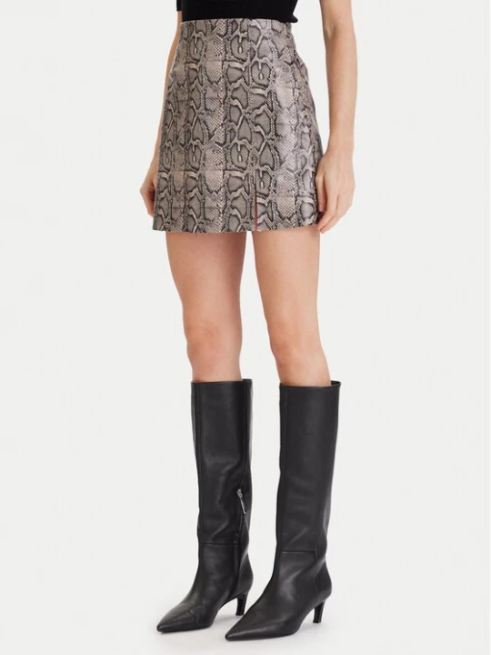 Obrázek produktu Vero Moda Sukně z imitace kůže Nelly 10336982 Béžová Slim Fit