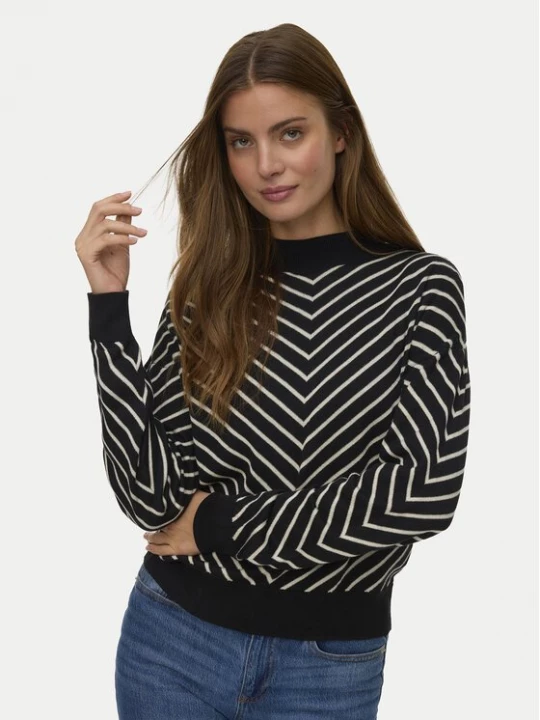 Obrázek produktu Vero Moda Svetr Capricorn 10331893 Černá Regular Fit