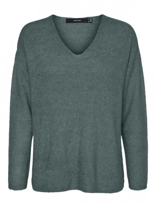 Obrázek produktu VERO MODA Svetr 'Lefile'  tmavě zelená