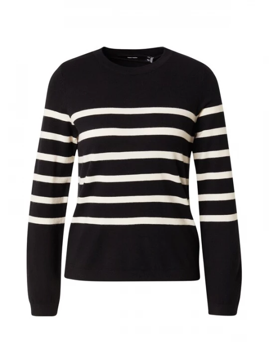 Obrázek produktu VERO MODA Svetr 'Saba'  černá / bílá