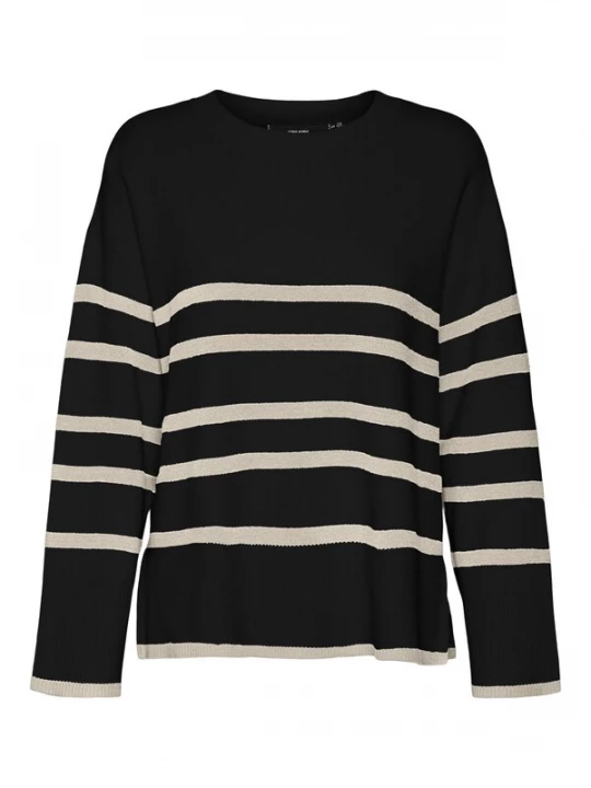 Obrázek produktu VERO MODA Svetr 'Saba' krémová / černá