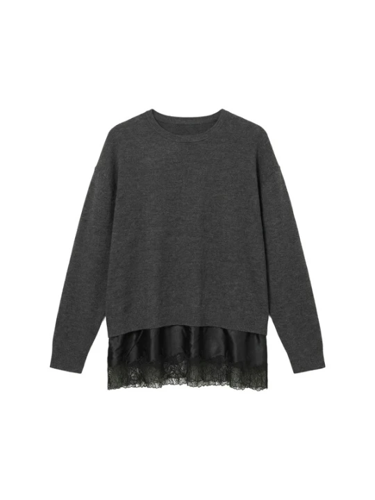 Obrázek produktu VERO MODA Svetr 'VMLACEY' tmavě šedá / černá