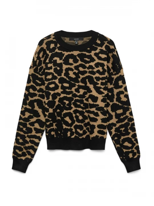 Obrázek produktu VERO MODA Svetr 'VMSilje' hnědá / černá